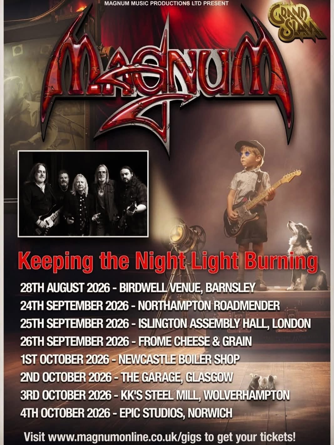 Magnum UK Tour dates 2026